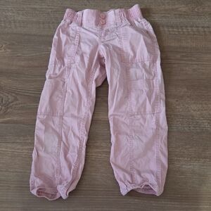 Pink Abetcrombie Kids Cargo Pants